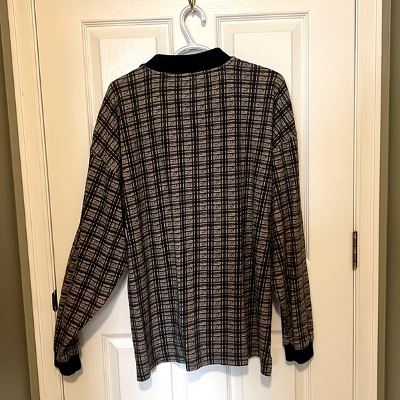 Northern Elements dark green, blue and beige collared long sleeve shirt - Picture 3 of 6